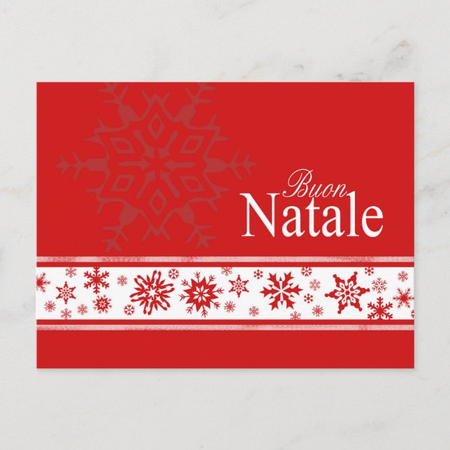 Carte de Noël italienne Buon Natale (Devant)