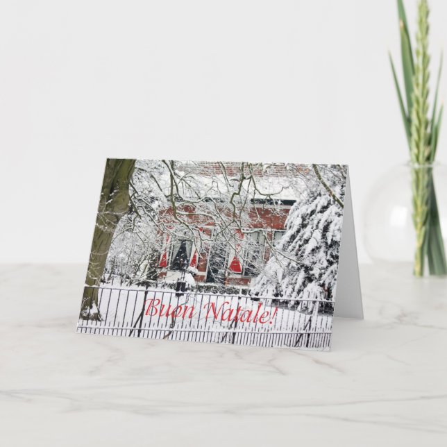 Carte de Noël italienne Buon Natale (Devant)