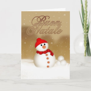 Carte de Noël italienne - Buon Natale e Felice