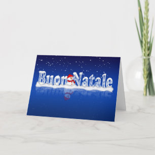 Carte de Noël italienne - Buon Natale e Felice