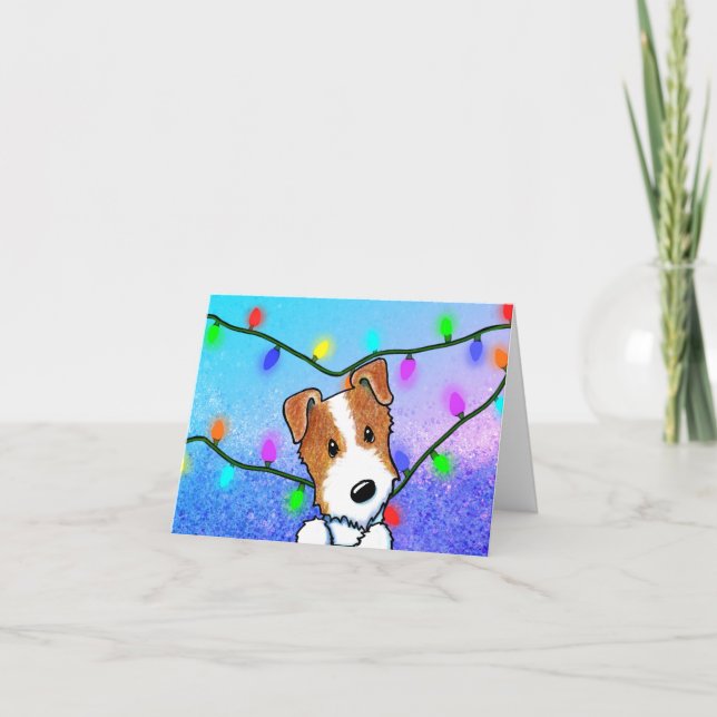 Carte de Noël Jack Russell Terrier (Devant)