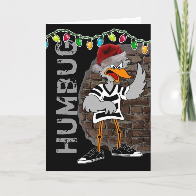 Carte de Noël Jailbird (Devant)