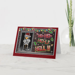 Carte de Noël Jailbird