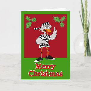 Carte de Noël Jailbird