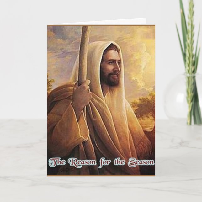 Carte de Noël Jésus (Devant)