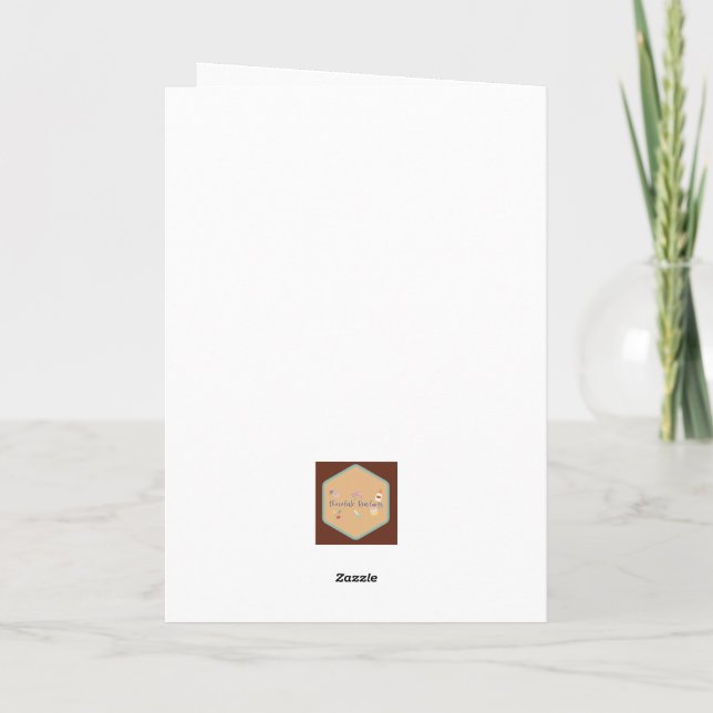 Carte de Noël Joy & Magic pour un Beau Ami (Dos)