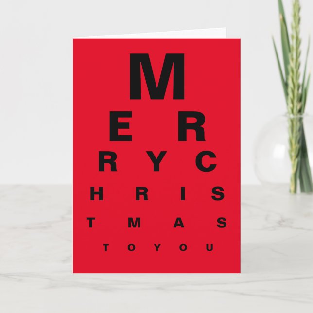 Carte de Noël Joyeuse (Devant)