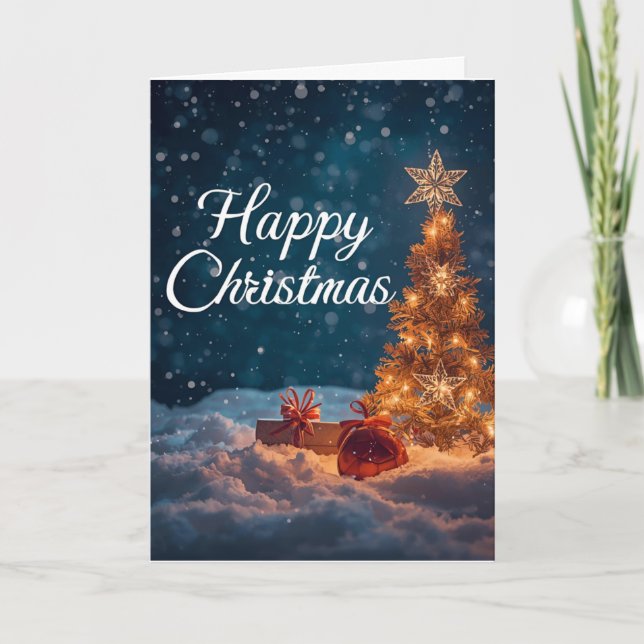 Carte de Noël joyeuse  (Devant)