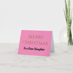 Carte de Noël Joyeuse Fille