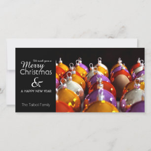 Carte de Noël Joyeuse personnalisée INTRUDER