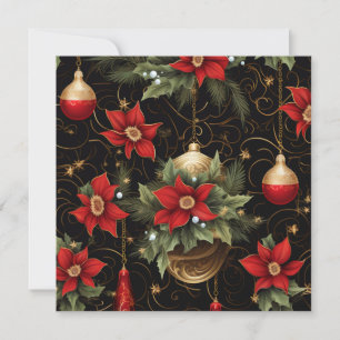 Carte de Noël Joyeuse traditionnelle