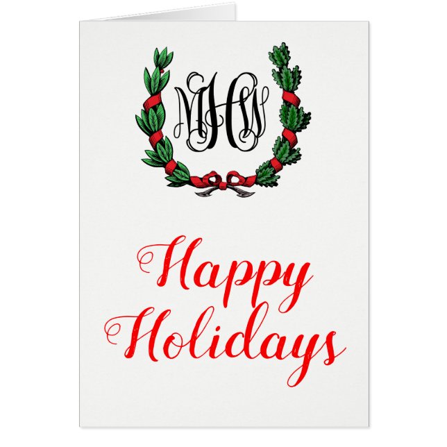 Carte de Noël Joyeuses Fêtes de Noël (Devant)