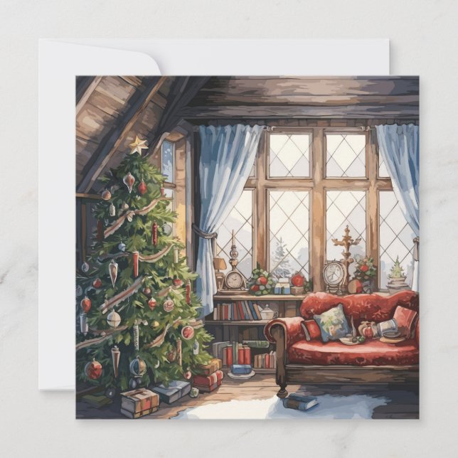 Carte de Noël Joyeux (Devant)
