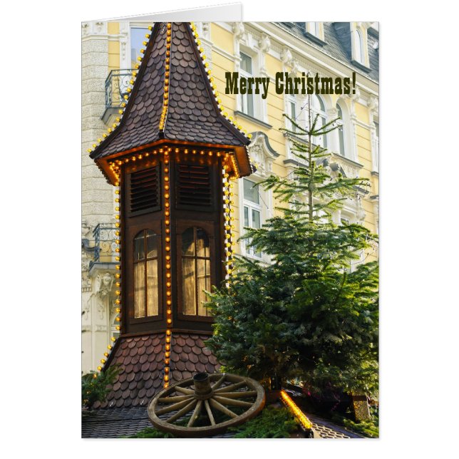 Carte de Noël joyeux (Devant)