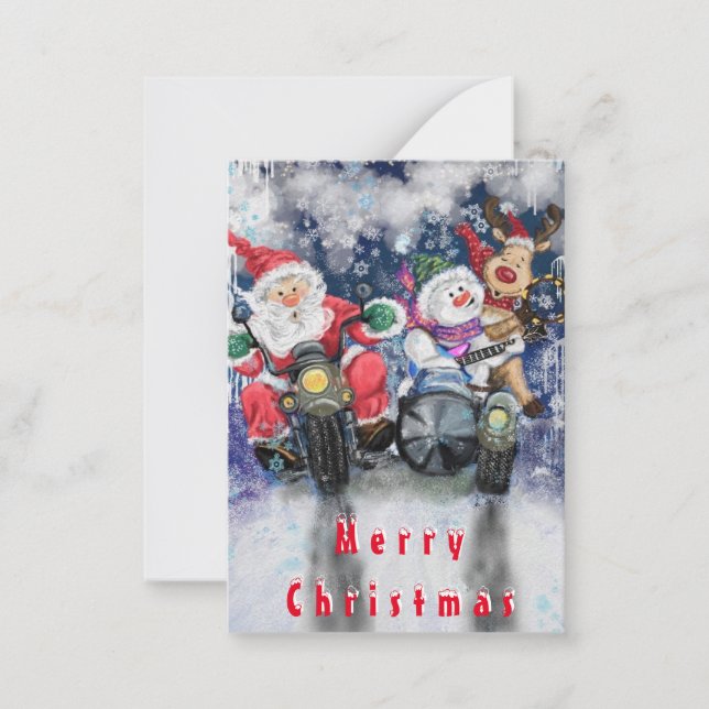Carte de Noël Joyeux Amis de Noël - Amusants (Devant)