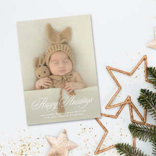 Carte de Noël Joyeux Curry Plein Photo