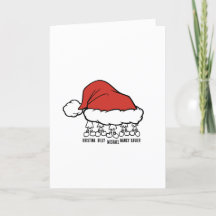 Carte de Noël joyeux |  De nous cinq 