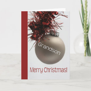 Carte de Noël Joyeux Grandson