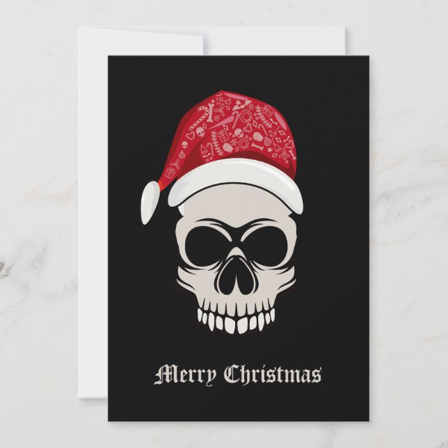 Carte de Noël Joyeux Père Noël (Devant)
