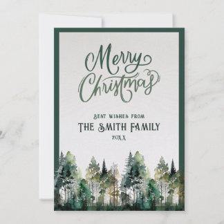 Carte de Noël Joyeux personnalisée avec Photo+Text