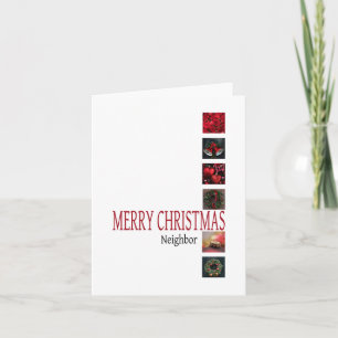Carte de Noël Joyeux Voisin