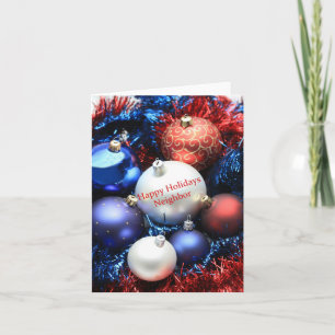 Carte de Noël Joyeux Voisin