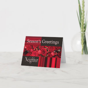 Carte de Noël Joyeux Voisin