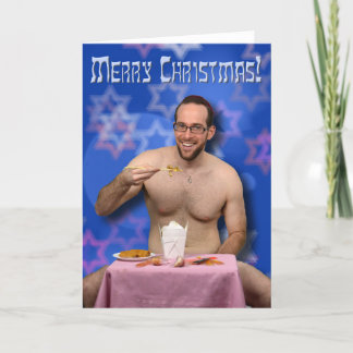 Carte de Noël juive drôle
