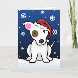 Carte de Noël Kawaii Jack Russell