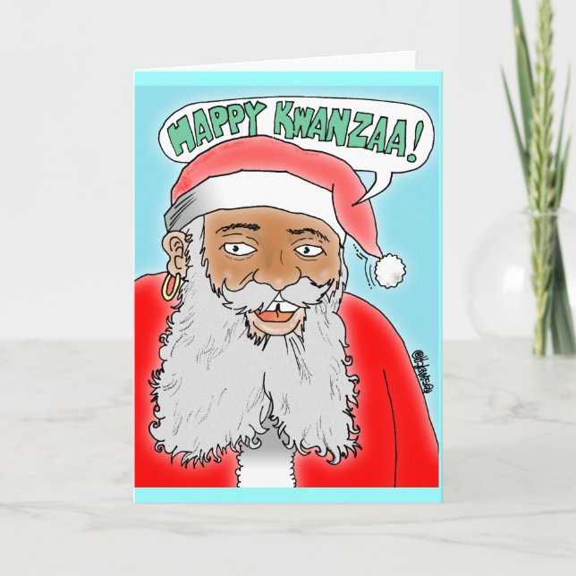 CARTE DE NOËL KWANZAA JOYEUX (Devant)