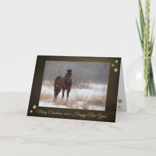 Carte de Noël "Laisser neiger"