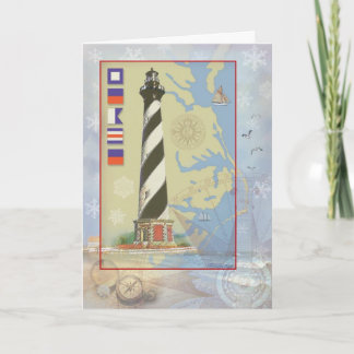 Carte de Noël légère Cape Hatteras
