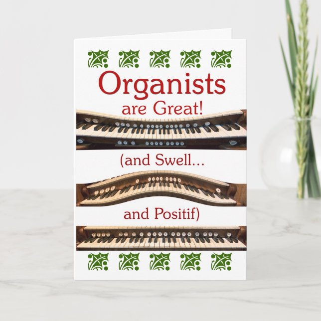 Carte de Noël "Les organisateurs sont super" (Devant)