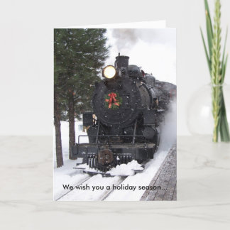 Carte de Noël Locomotive Wath