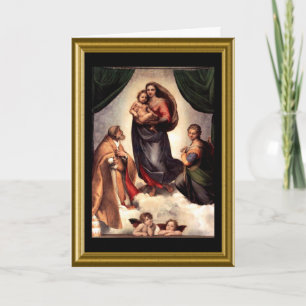 Carte de Noël Madonna & Enfant