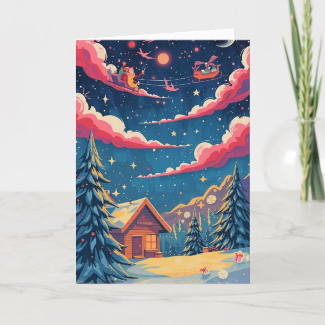 Carte de Noël - Magie de Noël (Devant)