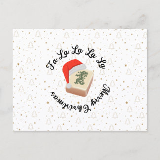 Carte de Noël Mahjong