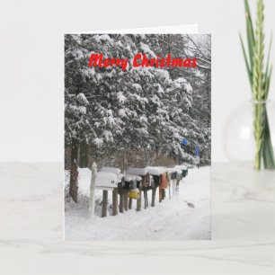 Carte de Noël Mailman