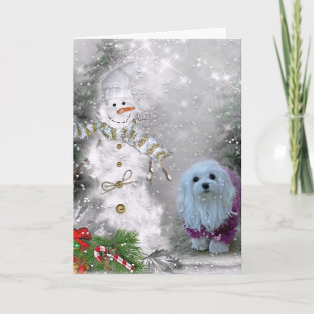 Carte de Noël maltaise (Devant)