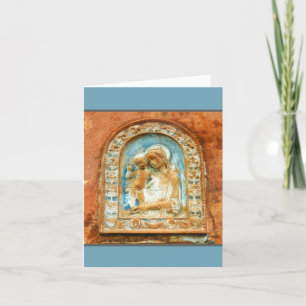 Carte de Noël Marie et Bébé Jésus