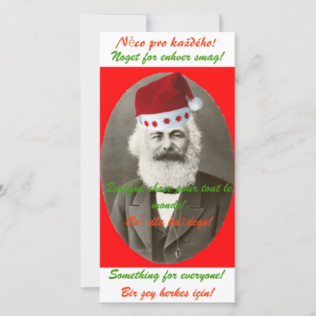 Carte de Noël Marx (Devant)