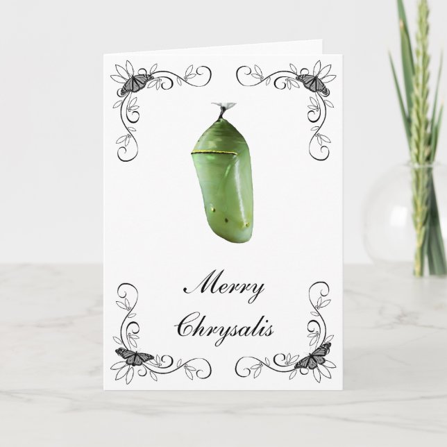 Carte de Noël Merry Chrysalis (Devant)
