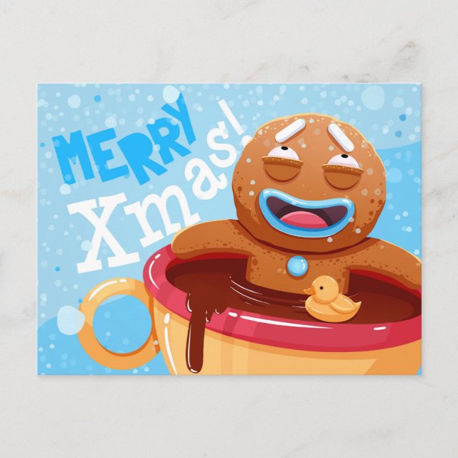 Carte de Noël mignonne (Devant)