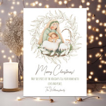 Carte de Noël mignonne avec votre photo sur le dos