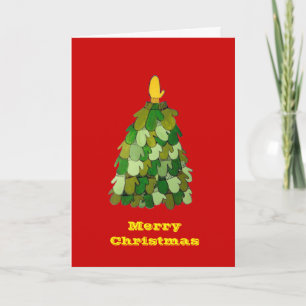 Carte de Noël Mitten Tree