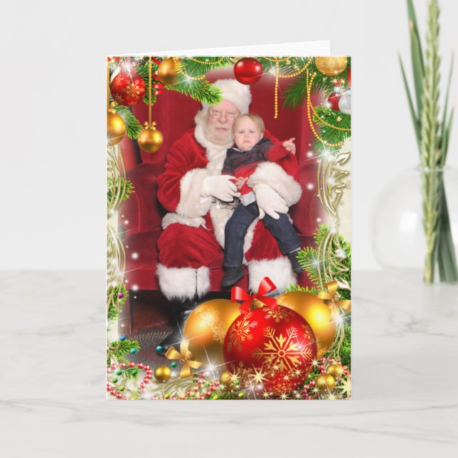 Carte de Noël Modèle à faire Carte de fin de année (Devant)