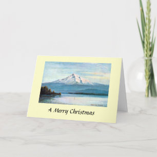 Carte de Noël - Mont Hood, Oregon