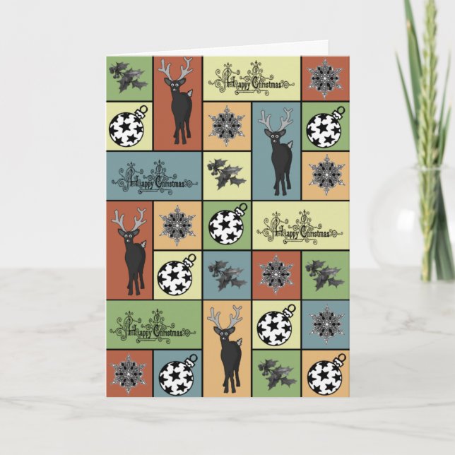Carte de Noël Mosaic (Devant)