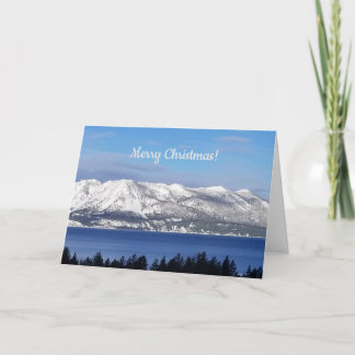 Carte de Noël Mountain Lake