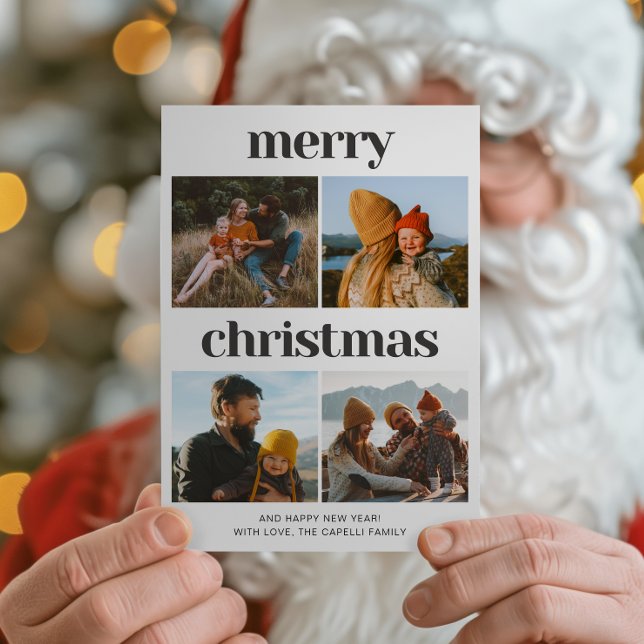 Carte de Noël Multi Photo (Créateur téléchargé)